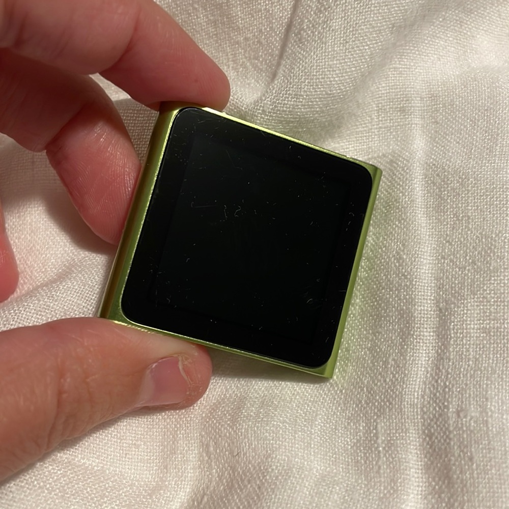 Green iPod Shuffle